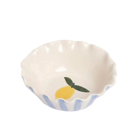 Blue Stripe/Lemon Bowl