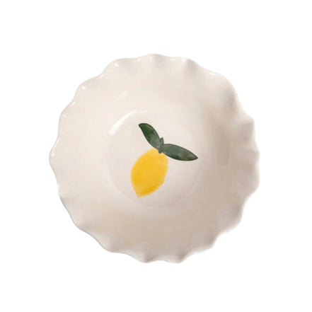 Blue Stripe/Lemon Bowl