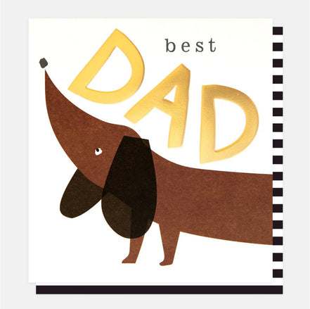 Dad - Sausage Dog Card