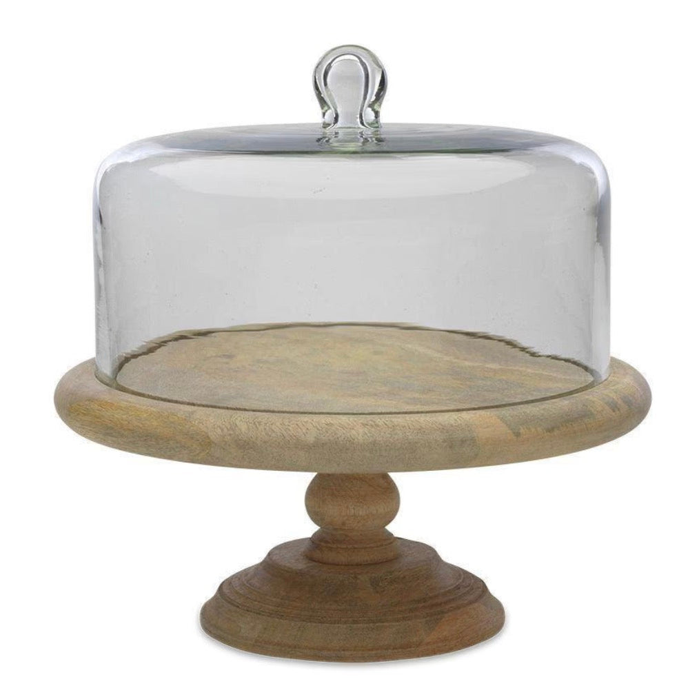 Recycled Glass Dome Cake Stand