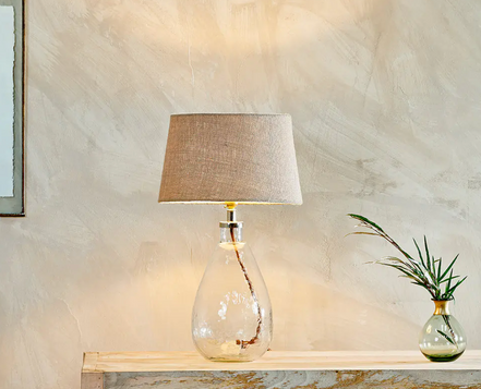 Baba Glass Lamp - Clear - Small Tall