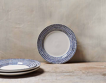 Indigo Drop Side Plate