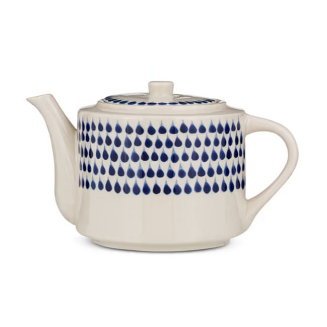 Indigo Drop Teapot