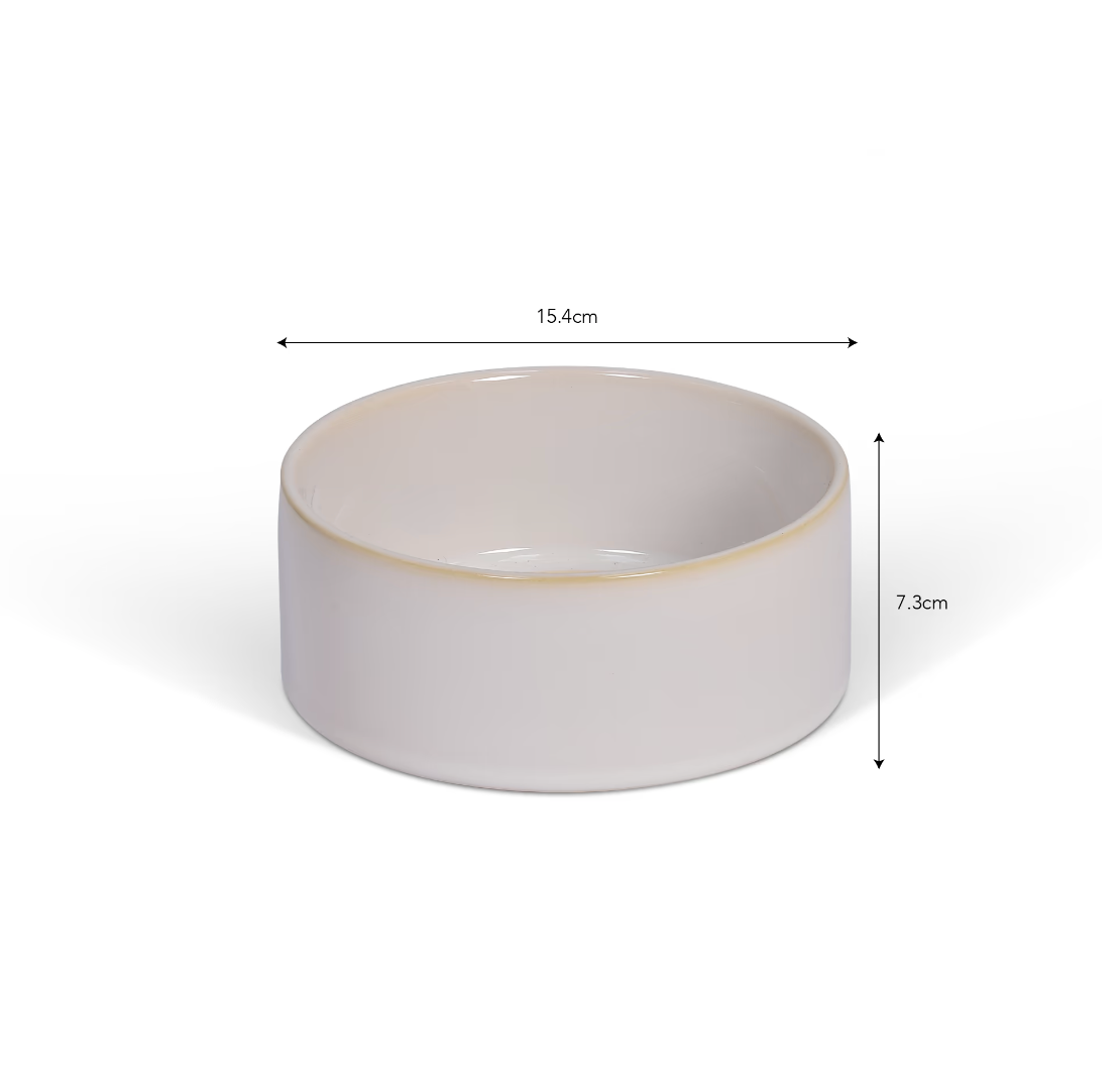 Toppesfield Pet Bowl - White