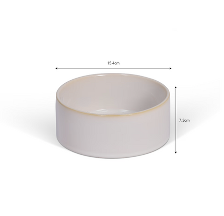 Toppesfield Pet Bowl - White