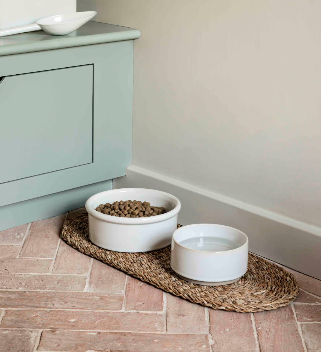 Toppesfield Pet Bowl - White