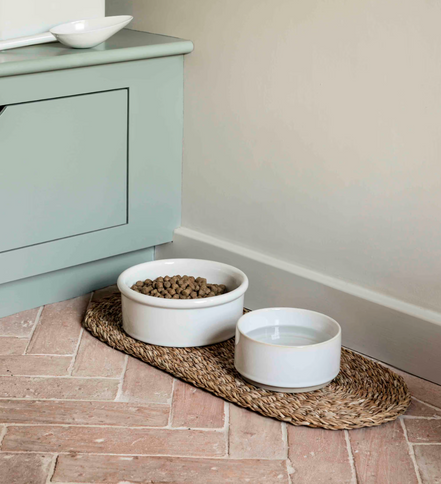 Toppesfield Pet Bowl - White