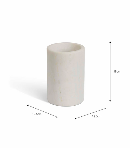 Brompton Marble Wine Cooler - White