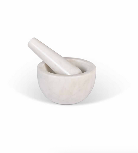 Brompton Pestle & Mortar - White