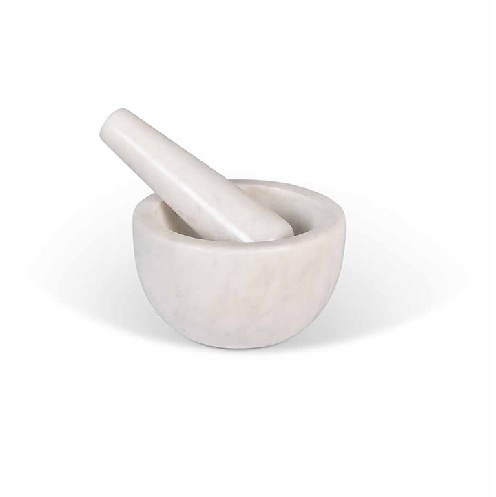 Brompton Pestle &amp; Mortar - White