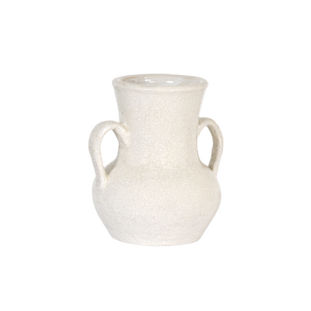 Ravello Vase with Handles White