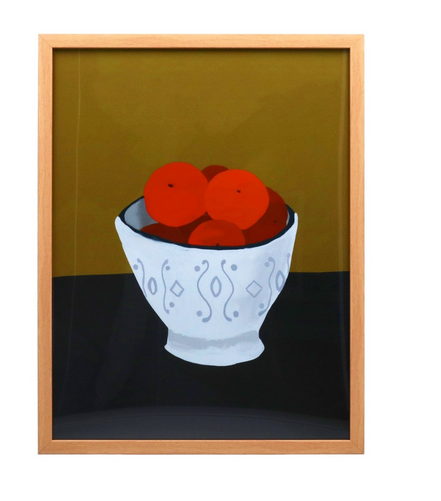 Satsuma Bowl Framed Print - Large