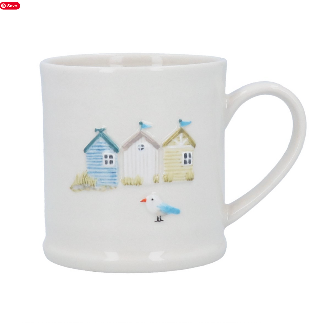 Beach Huts Stoneware Mug