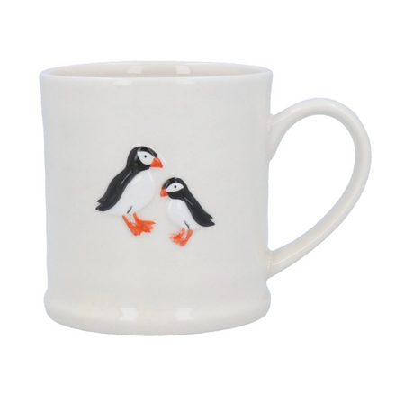 Puffins Stoneware Mug
