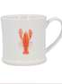 Lobster Stoneware Mug - Mini