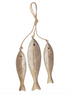 Rustic Wood Sardines Hanging Decoration