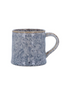 Blue Speckled Stoneware Mug