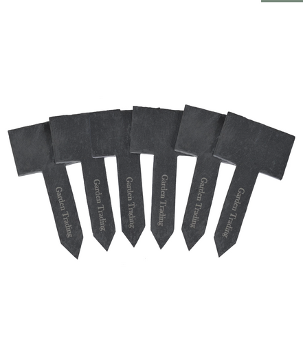 Classic Slate Greenhouse Tags Set of Six