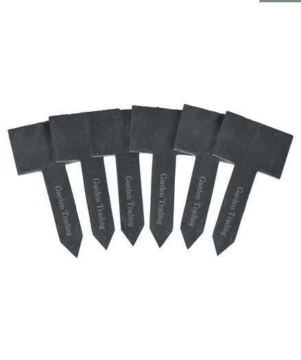 Classic Slate Greenhouse Tags Set of Six