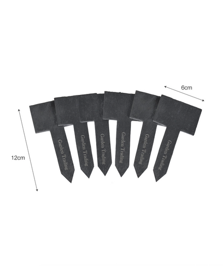 Classic Slate Greenhouse Tags Set of Six
