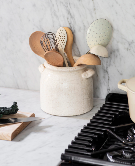 Ravello Pot with Handles - 21cm White