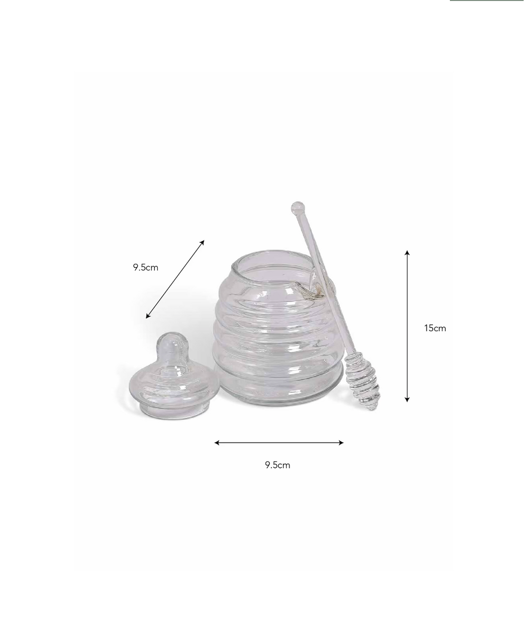 Murcot Honey Pot - Glass