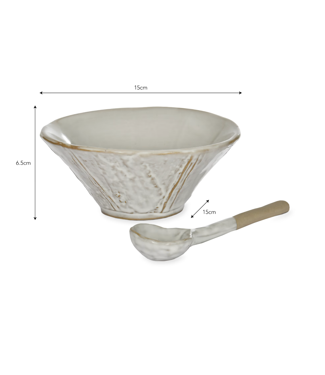Ithaca Meze Bowl with Spoon White