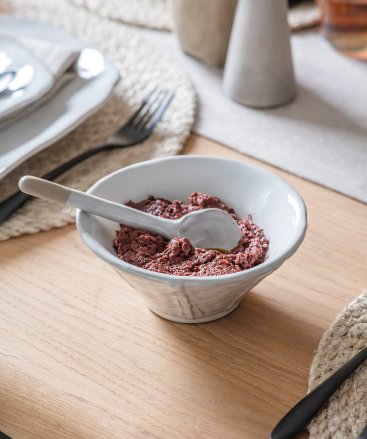 Ithaca Meze Bowl with Spoon White