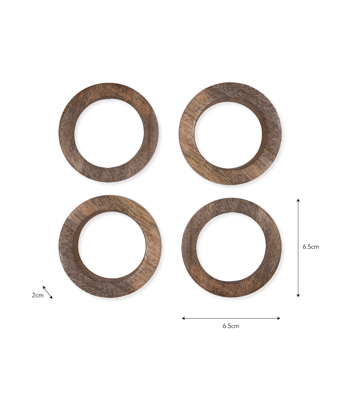 Midford Napkin Holders Set of Four - Natural