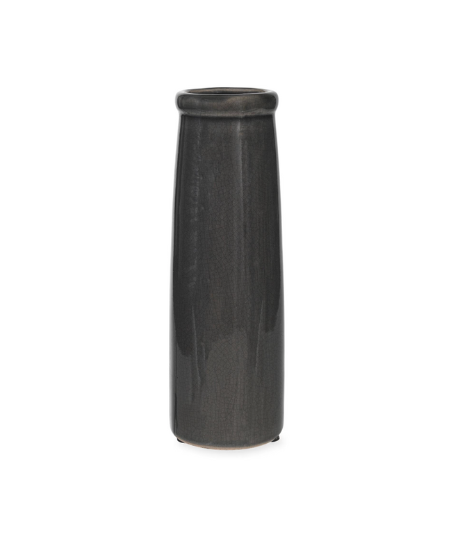 Ravello Bottle Vase - Charcoal