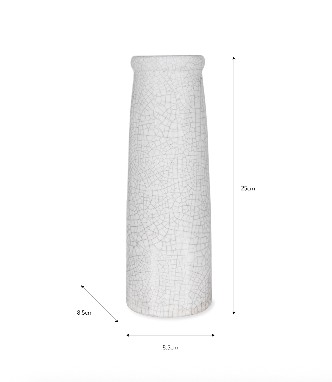 Ravello Bottle Vase - White