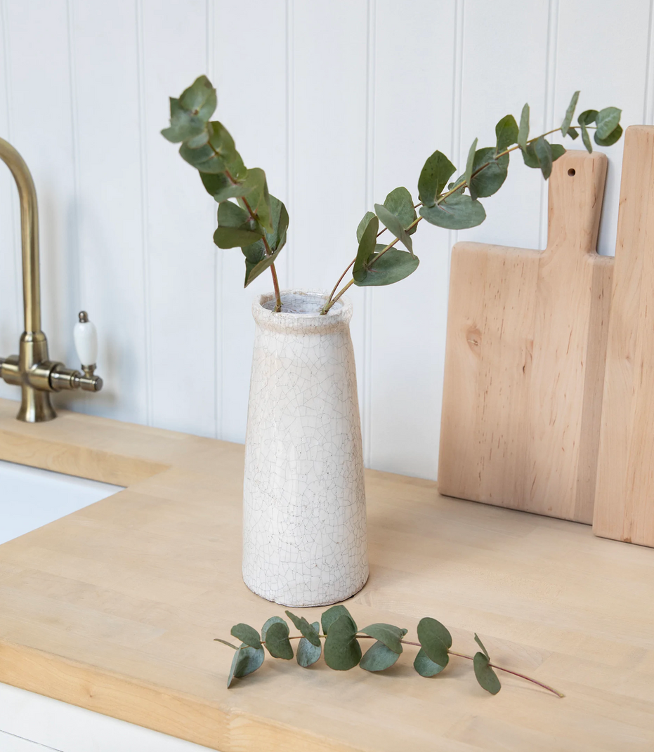 Ravello Bottle Vase - White