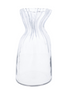 Large Glass Scrunch Vase - Clear