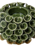 Earthenware Pixie Lichen Candle Holder - Green