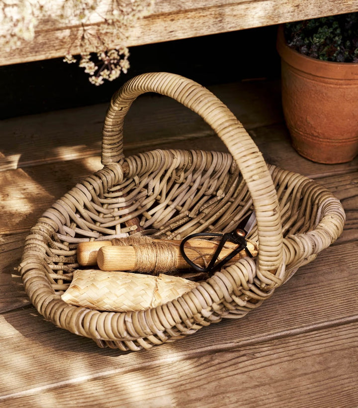 Bembridge Rattan Small Trug Basket