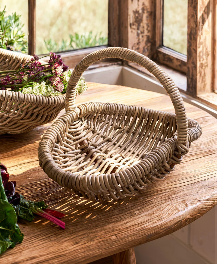 Bembridge Rattan Small Trug Basket