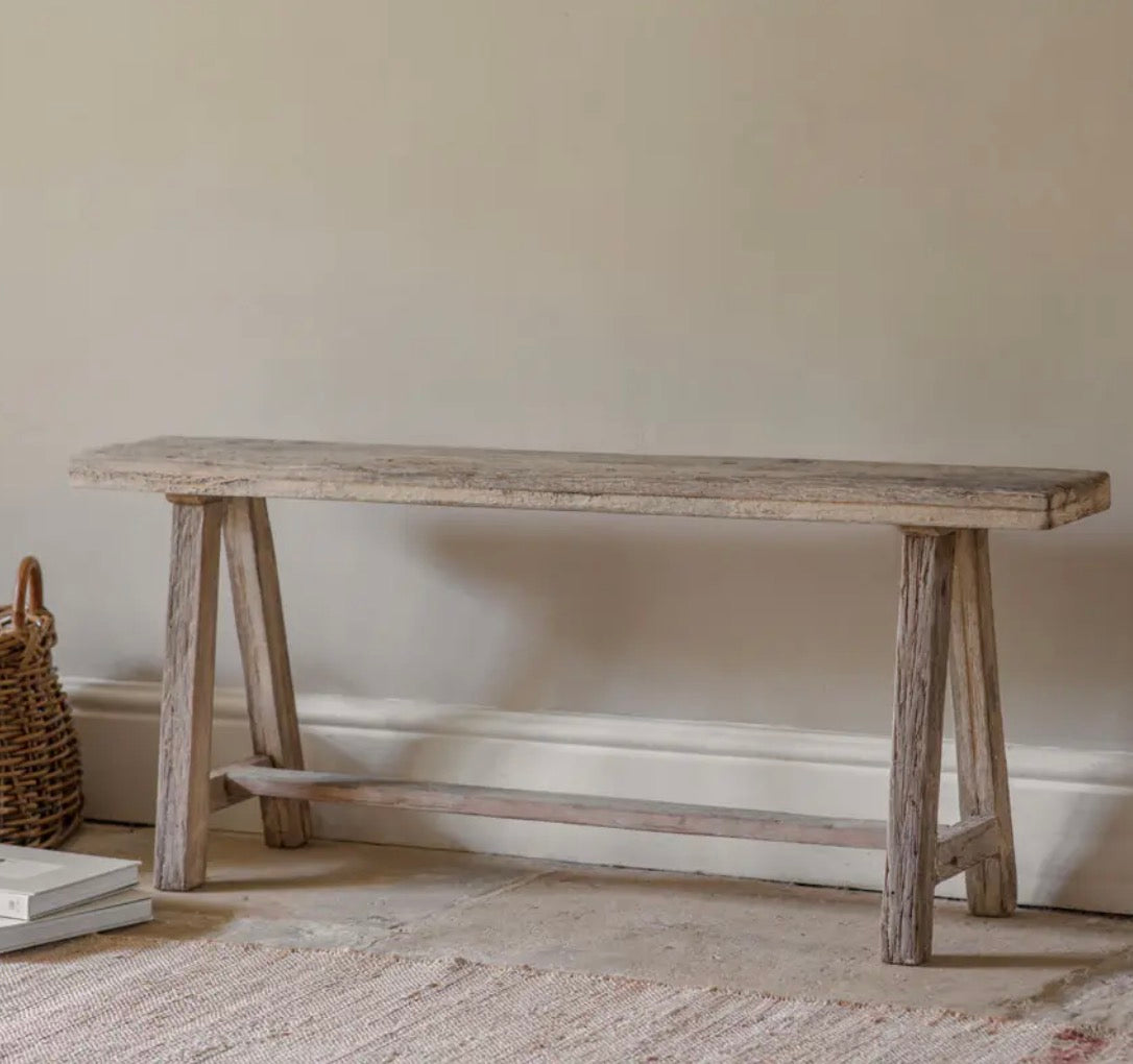 Ibo Long Bench – Reclaimed Wood