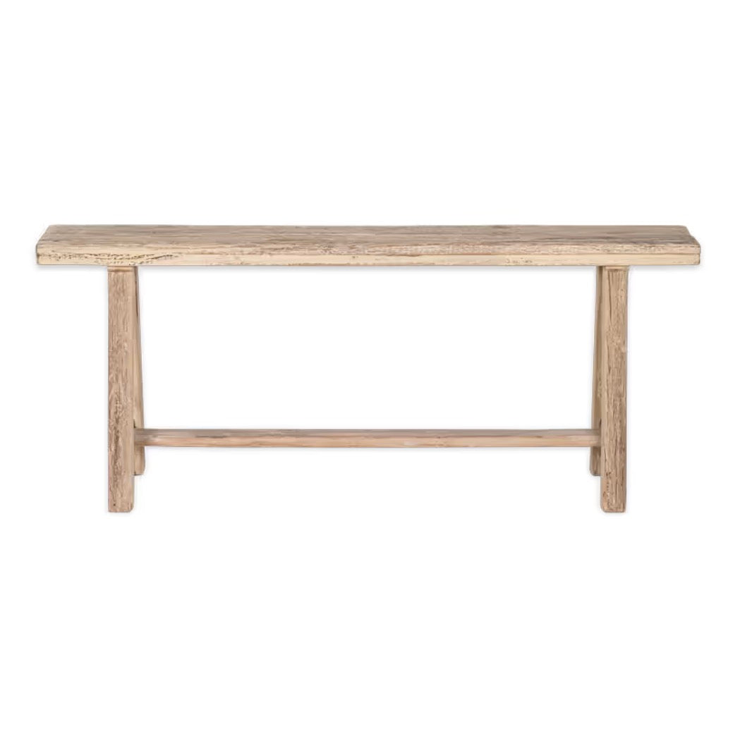 Ibo Long Bench – Reclaimed Wood