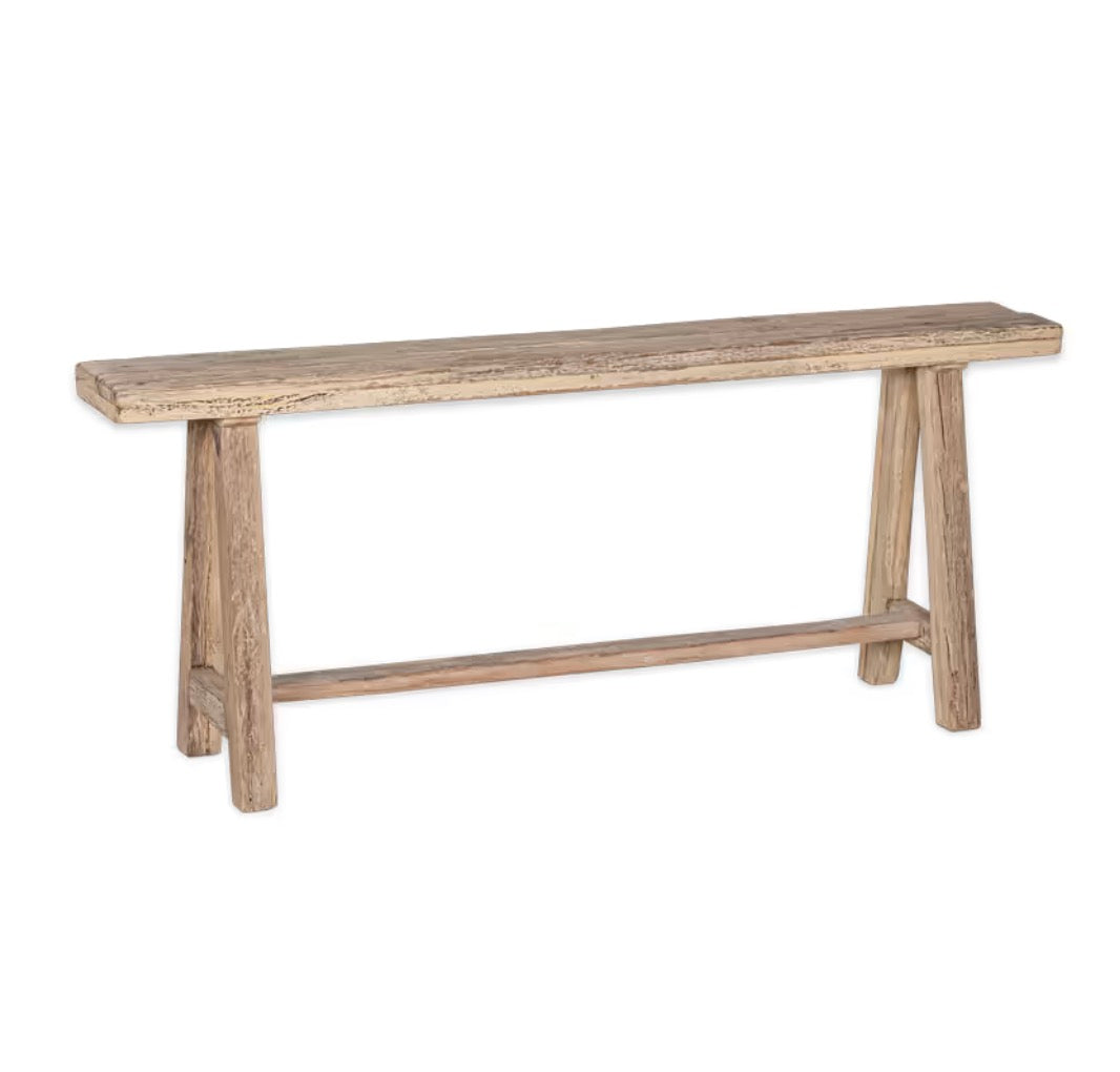 Ibo Long Bench – Reclaimed Wood