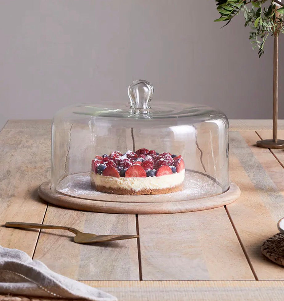 Recycled Glass Cake Dome