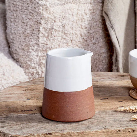 Mali Slanting Jug - White