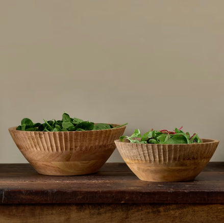 Gavivi Mango Wood Bowl - Natural - Small