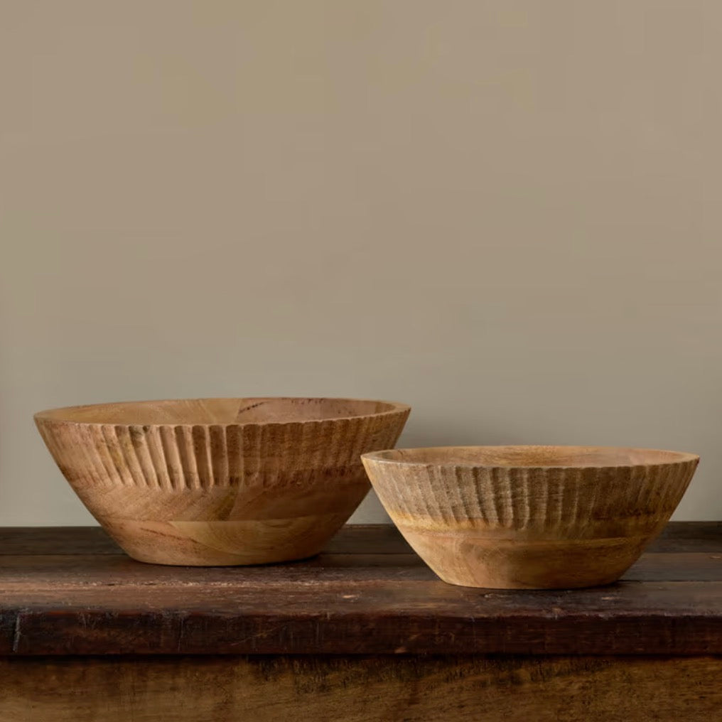 Gavivi Mango Wood Bowl - Natural - Small