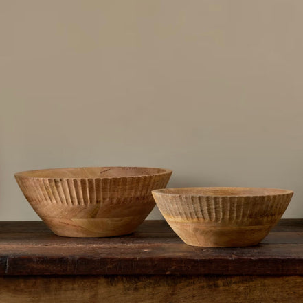 Gavivi Mango Wood Bowl - Natural - Small