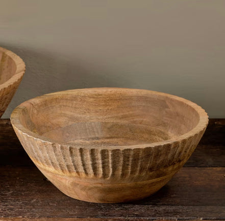 Gavivi Mango Wood Bowl - Natural - Small
