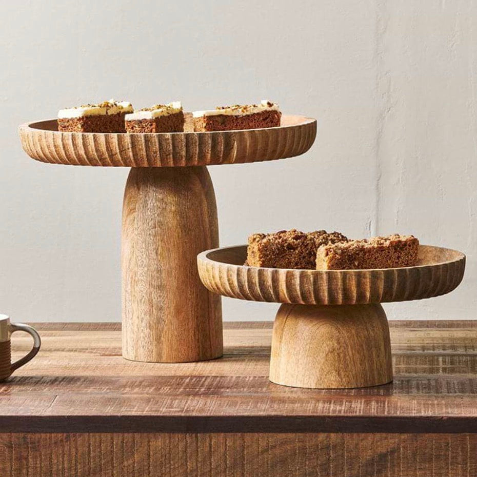 Gavivi Mango Wood Stand - Natural-Large