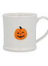 Pumpkin Face Stoneware Mini Mug