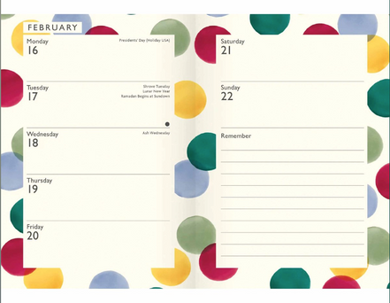 Emma Bridgewater - Polka Dot A6 Diary 2026