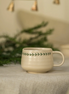 Hand Painted Wreath Mug