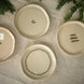 Hand Painted Holly Snack Plate